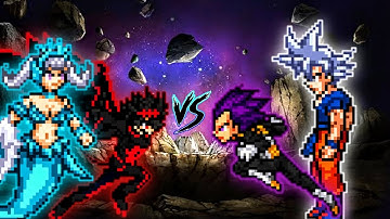 Noelle V3 OP (Zeed) & Asta OP (all form) VS Goku TP OP (all form) & Vegeta OP in Jump Force Mugen😱