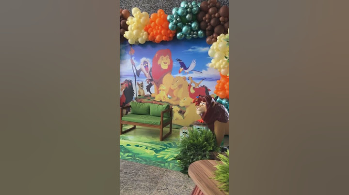 Cenário para formatura do ABC, Rei Leão #shorts