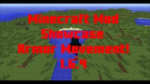 Minecraft Mod Showcase: ARMOR MOVEMENT! (Travel the world with various tools!) 1.6.4