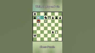 Chess tactics for beginners | Chess Puzzle #learnchesstactics #learnchesstrapin30seconds