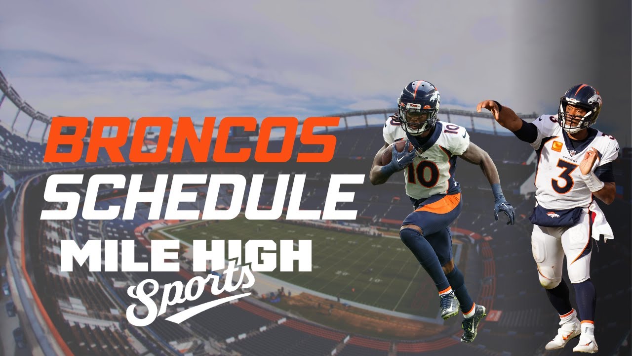 Analyzing the Denver Broncos 20232024 Schedule YouTube