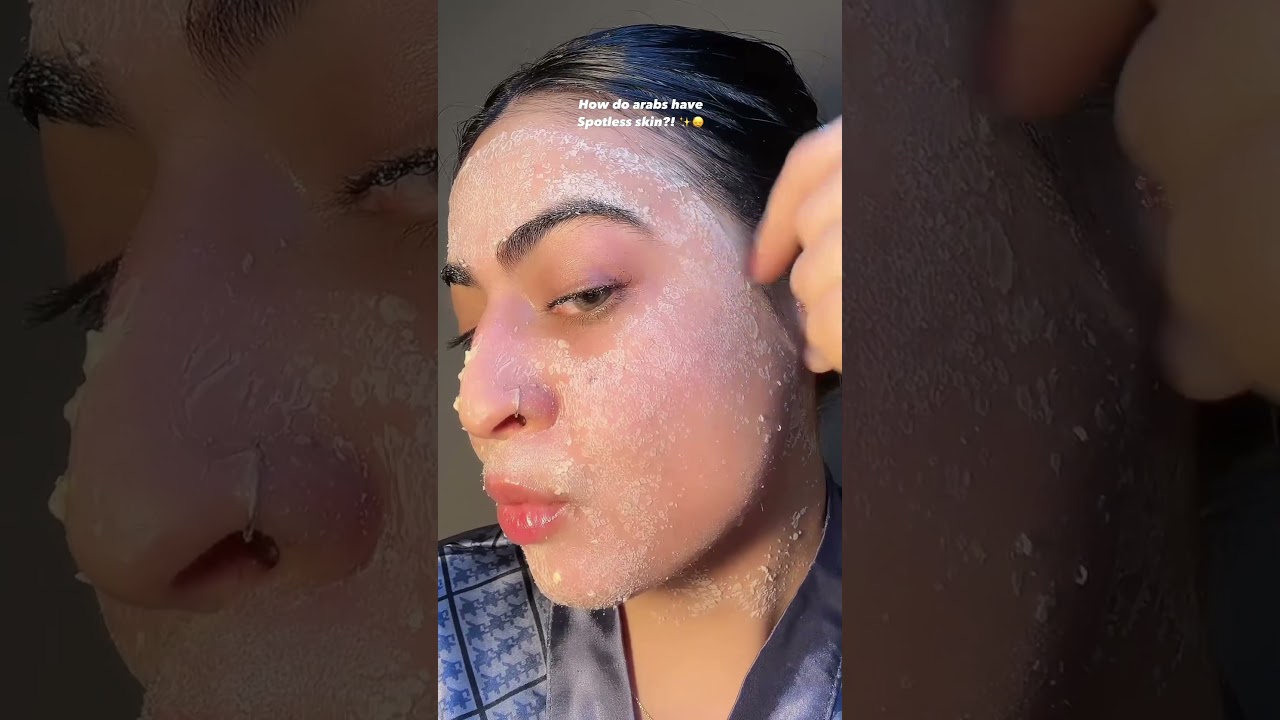 Arab DIY to get spotless skin 🍑 