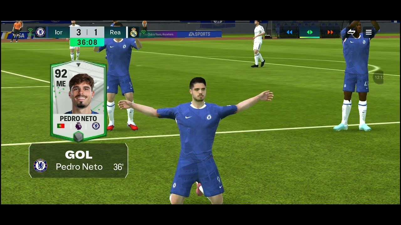 Mais um vídeo jogando FC mobile