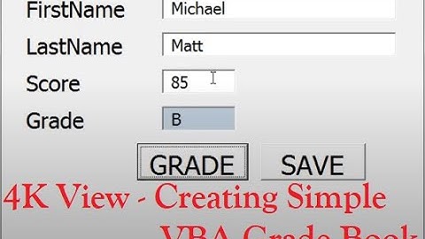 Create a Simple Student Gradebook with Excel VBA: Easy Step-by-Step Guide