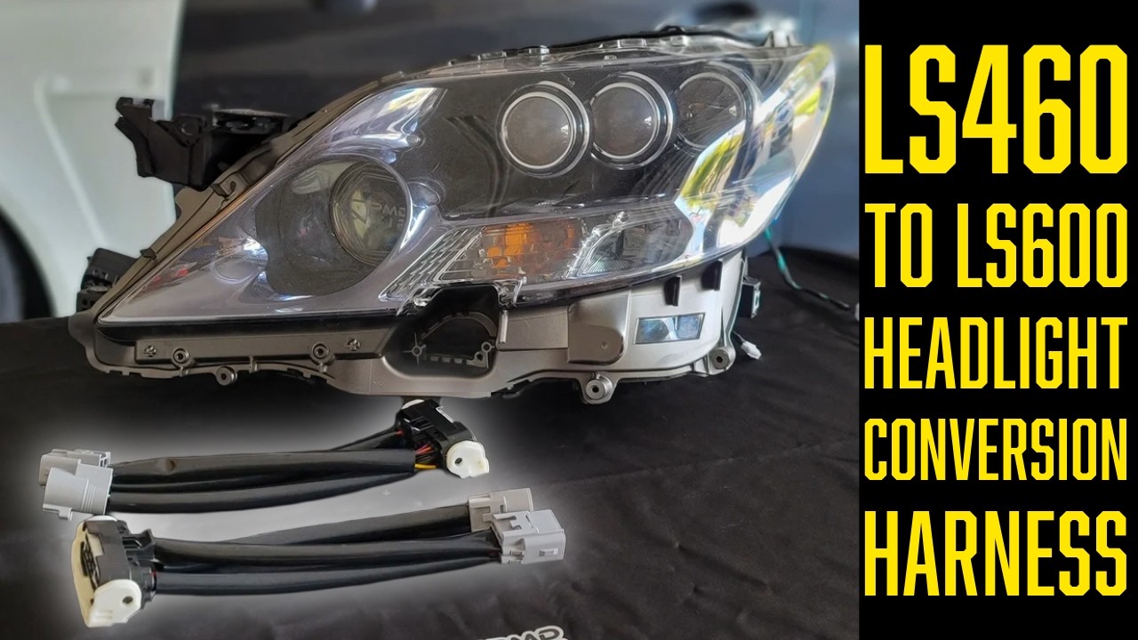 LS600 Headlights on an LS460 (Plug & Play Conversion Harness 