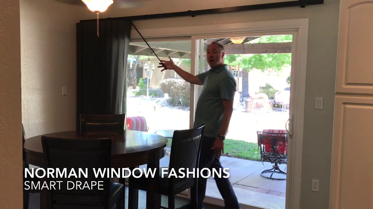New Alternative For Patio Door Curtains Smart Drape YouTube