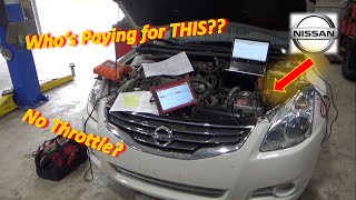 Who's Paying for THIS?? (Nissan Altima NoThrottle P0222/P0605)