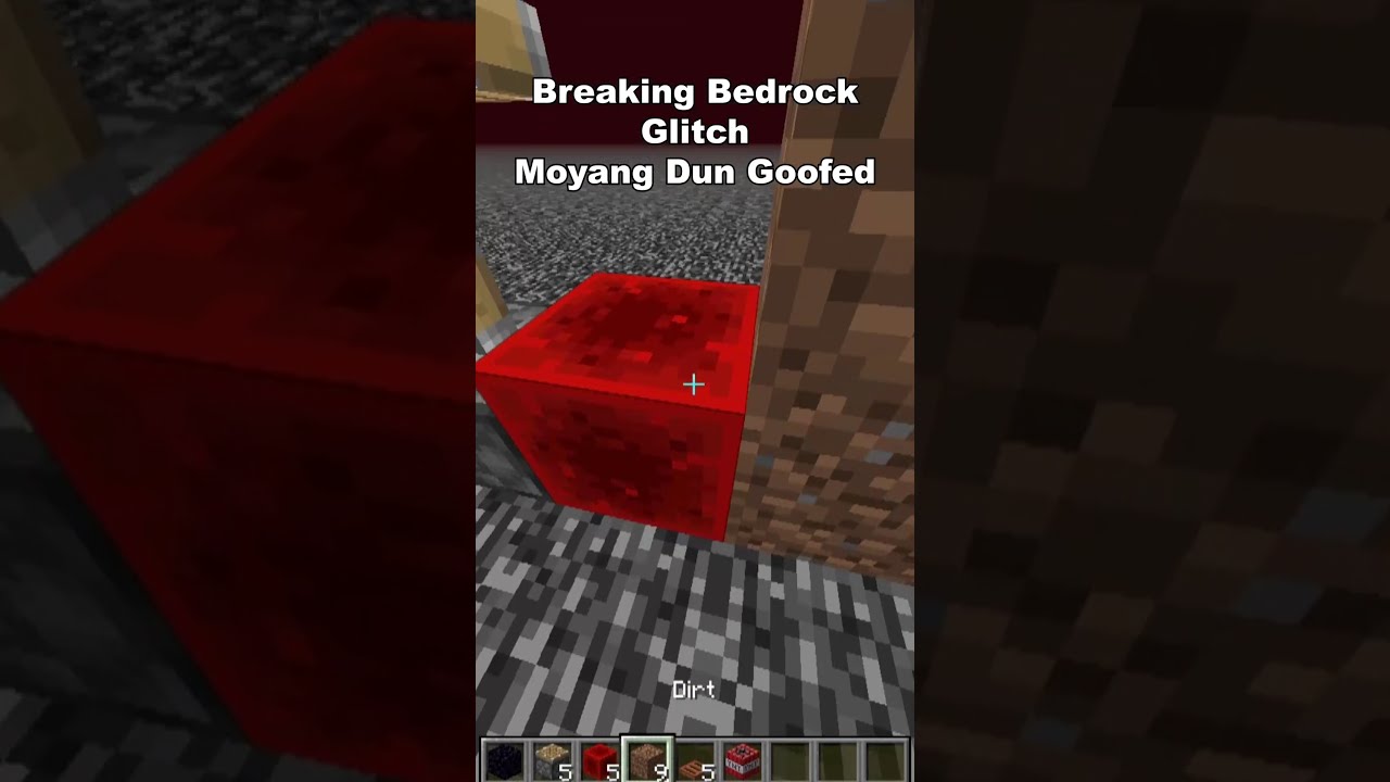 Minecraft Breaking Bedrock - Working 1.16+