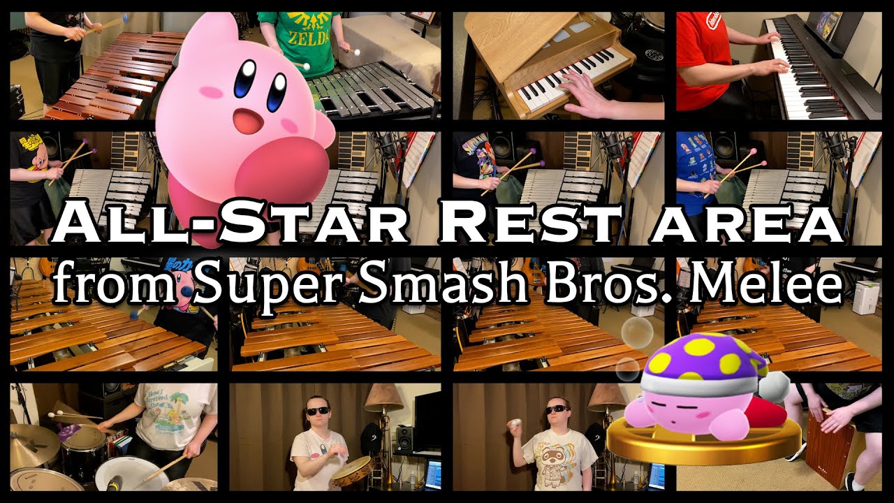 All-Star Rest Area - Super Smash Bros. Melee (Percussion Ensemble Cover) | V-Ron Media