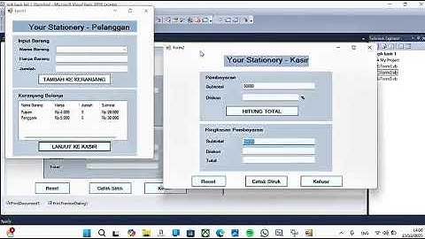 kelompok 1 - aplikasi kasir - Visual Basic