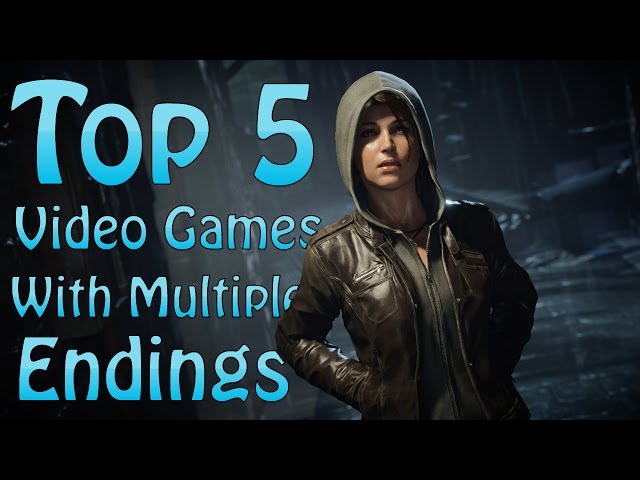 Best Games With Multiple Endings