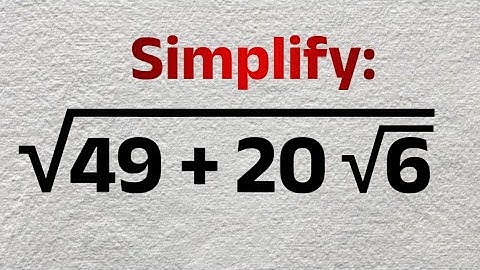 ONLY 1% Can Simplify This Tricky Radical Expression | Square Roots - SAT, ACT, GCSE Maths