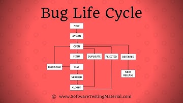 Levenscyclus van bugs/defecten bij softwaretesten