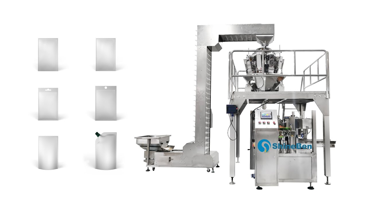 Rotary doypack pouch packaging machine pre-made doypack packing machine ...