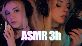 ASMR | 3h layered Unintelligible & Whispering - Sensitive Ear Attention, Relaxing Sounds for Sleep