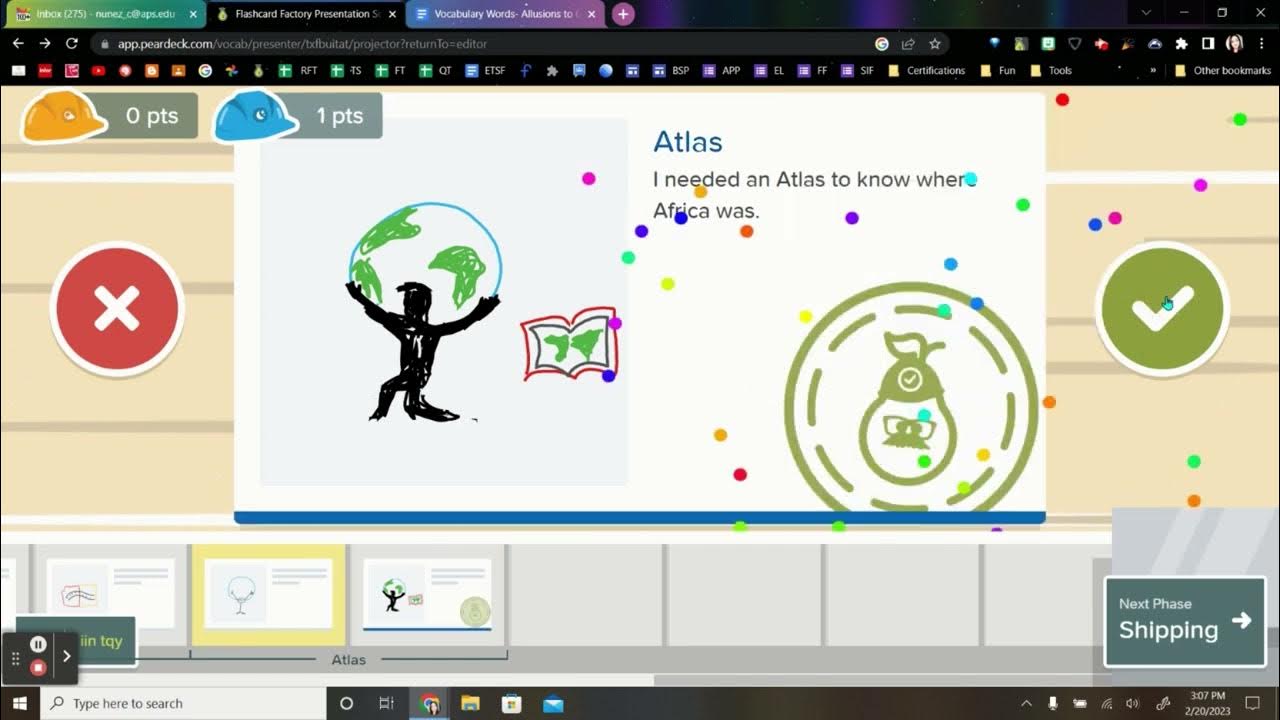 Pear Deck FlashCard Factory for Vocabulary HowTo Instructional Video YouTube
