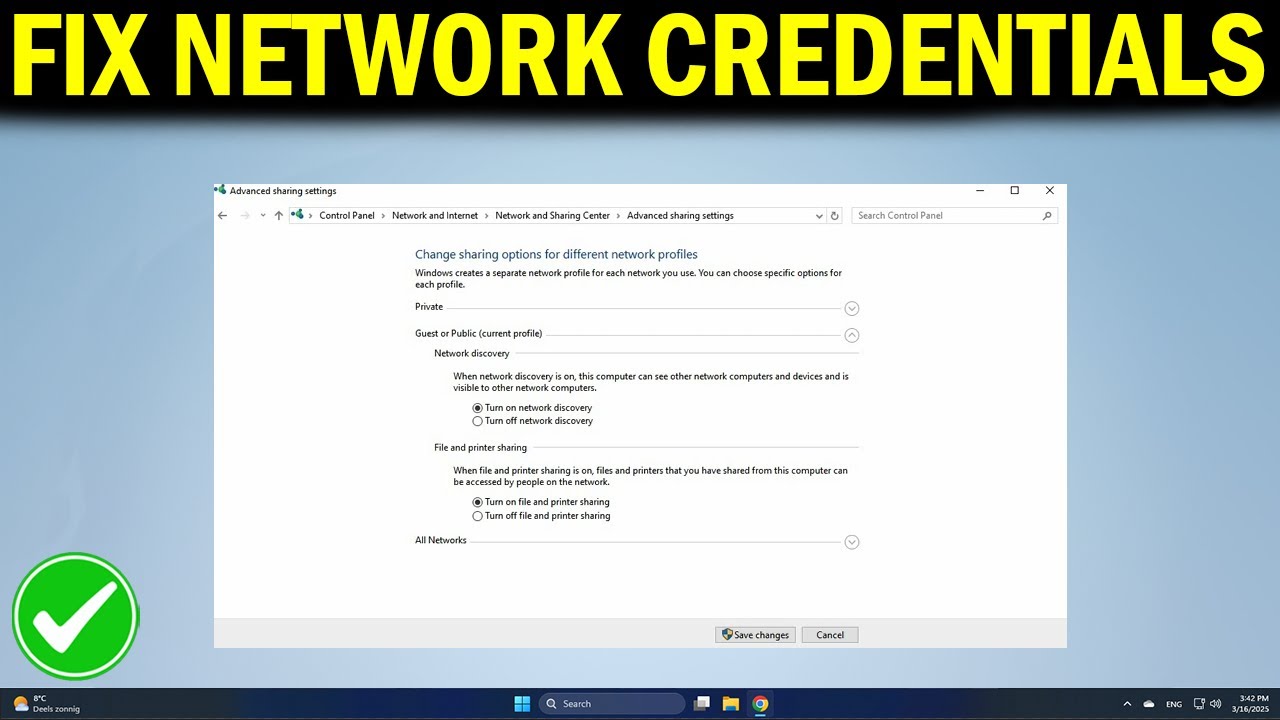 How To Fix Enter Network Credentials Error on Windows 11 & 10 - YouTube