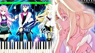 Gakusen Toshi Asterisk 2 ED - Ai no Uta -words of love- | Piano Tutorial, ?????????? ?????