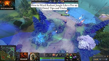 How to Ward Radiant Jungle Like a Pro 👀| Dota2 Tips and Tricks