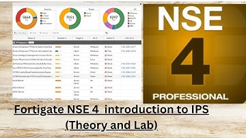 Fortinet NSE 4 Introduction to IPS Theory and Lab
