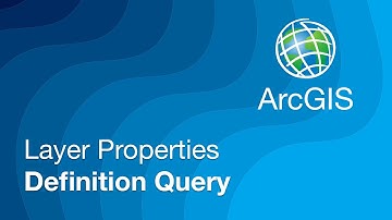ArcGIS - Layer Properties Definition Query