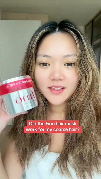 Trying the viral Fino hair mask #finohairmask #jbeauty