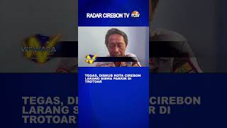 Tegas, Dishub Kota Cirebon Larang Siswa Parkir di Trotoar