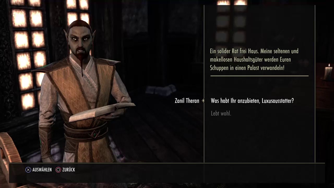 ESO Luxury Furnisher Week 5, 2020 Zanil Theran YouTube