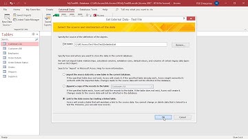How to Link a Delimited Text file to MS Access Table - Office 365