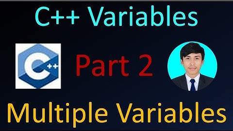 C++ Variables - Part 2 | Declaring (Creating) Multiple Variables | C++ Programming | ជាភាសាខ្មែរ