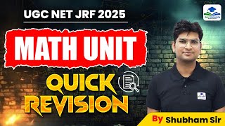 NTA UGC NET Paper 1 Maths | Maths Unit | Quick Revision | Apni University | By Shubham Sir
