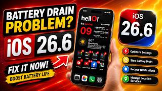 iOS 26.6 Battery Drain? 10 Settings You MUST Change! screenshot 1