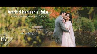 Beautiful Punjabi Wedding Roka Engagement Party in Vancouver - Harleen &amp; Amrit, Aria Banquet Hall