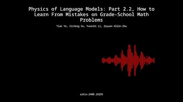 2408.16293 - Physics of Language Models: Part 2.2, How to Learn From Mistakes on Grade School Math P