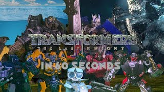 Transformers: The Last Knight IN 60 SECONDS | Stop Motion Parody |