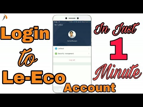 How to Login in your Le-Eco cloud ?? Very Easy Steps - get to know it ??