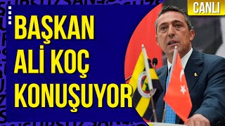 Canli Fenerbahçe Başkanı Ali Koç Seçim Çalışmaları Kapsamında Ankarada Konuşuyor