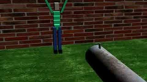 3ds max Ragdoll vs Cannon