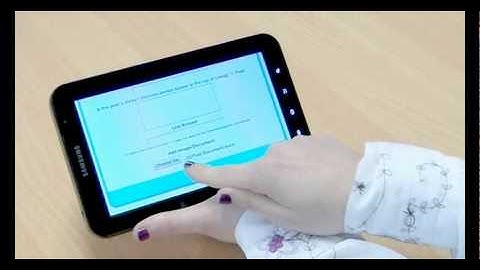 Samsung Galaxy Tabs - Office files and the school blogs