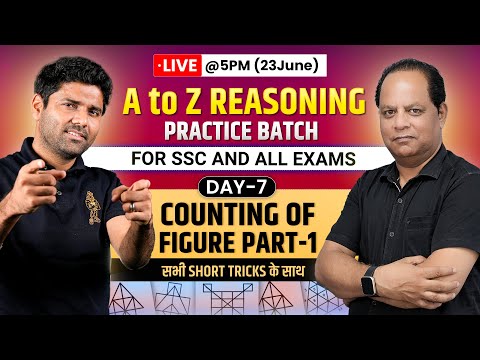 DAY 7 | Counting of Figure Part 1| A TO Z REASONING | WITH PARWEZ SIR |  @sscabhinaymaths