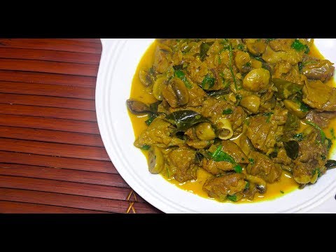 Lamb Curry - Lamb Mushroom Curry - Lamb Masala - Lamb Coconut Milk Curry - Mutton Masala