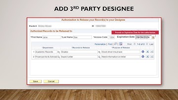 FERPA Authorization to Release Video