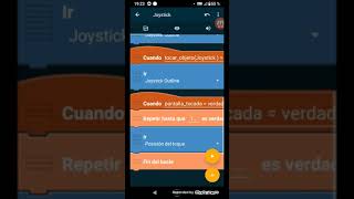 Cómo hace un Joystick en pocket code