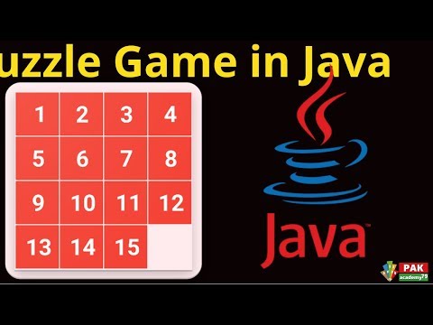 Puzzle game in Java using swing
