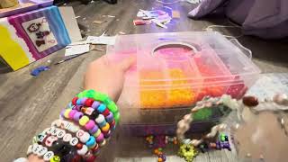 Kandi star and bone necklace tutorial!