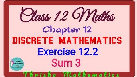 class 12 maths chapter 12 exercise 12.2 sum 3