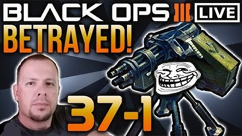 Black Ops 3 Sheiva Gameplay w/ 37 kd [100-18] Betrayed by Sentry Gun!