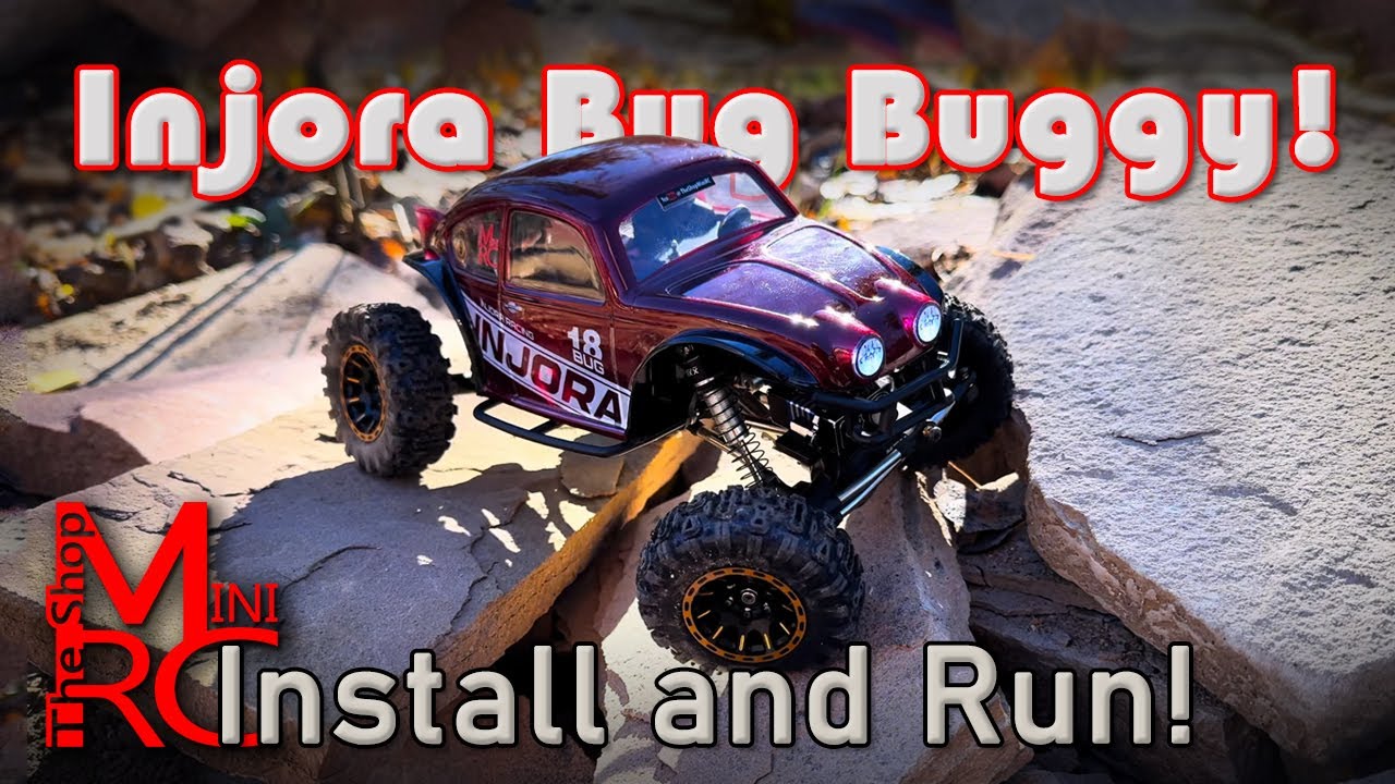 TRX-4M преображается под жука! Инструкция по установке кузова Injora.