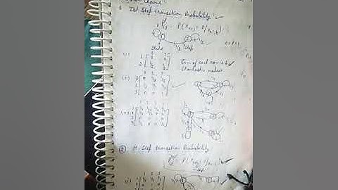 1st page of NOTES MARKOV chain Net exam