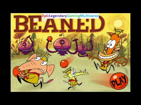 Camp Lazlo Beaned Level 1 WalkThrough Gameplay - Defeating The Space Invaders With Dodgeballs